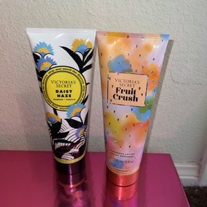 Victorias Secret Daisy Haze & Fruit Crush Lotion.